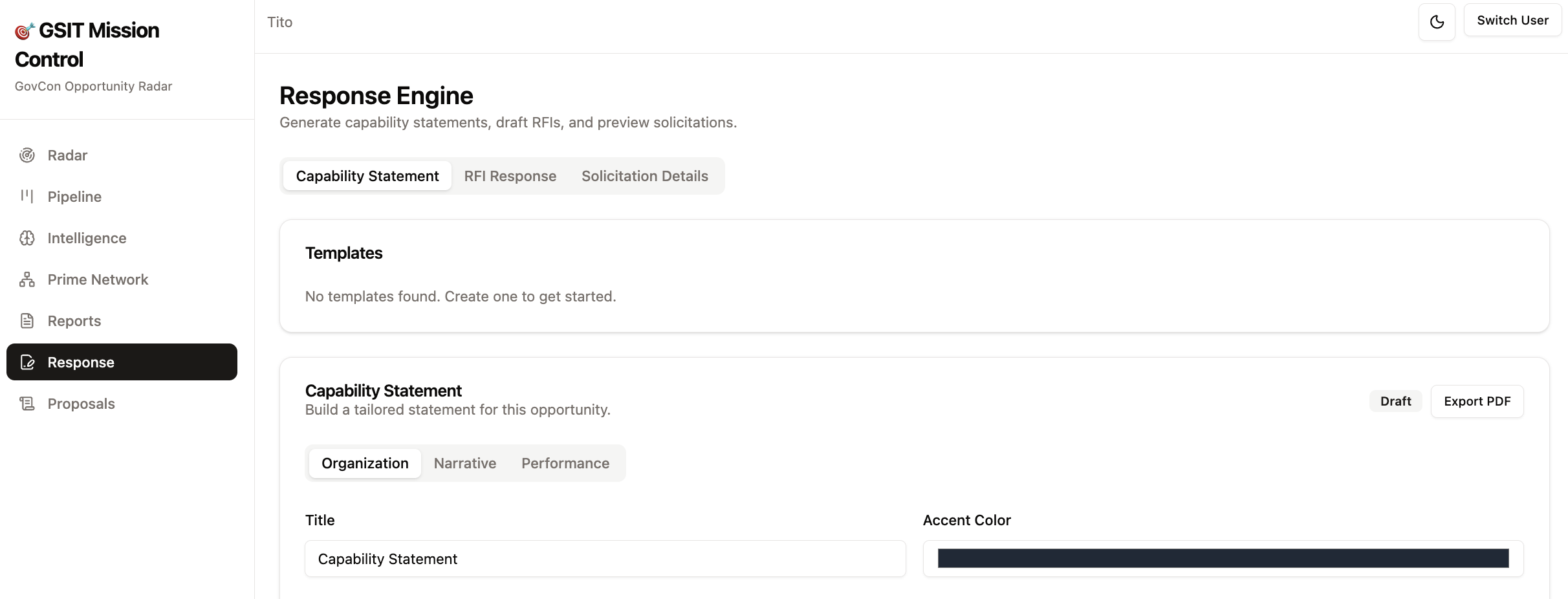 GovPulsePro government contracting intelligence platform